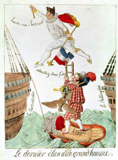The Last Leap of a Great Man by French School